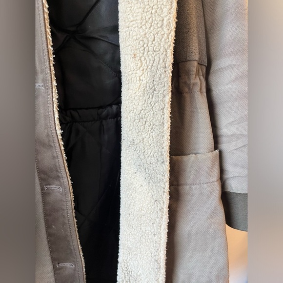 Marc By Marc Jacob Cotton-Wool Colorblock Pattern Parka Coat XS - Picture 12 of 14